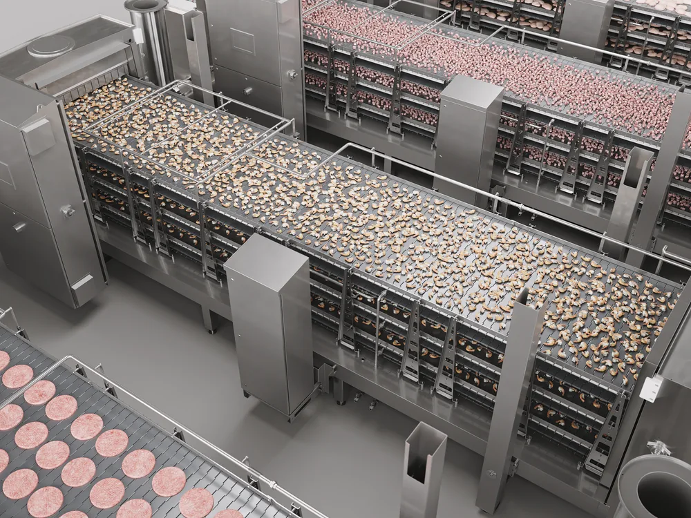 Línea de proceso de alimentos